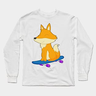 Fox Skater Skateboard Sports Long Sleeve T-Shirt